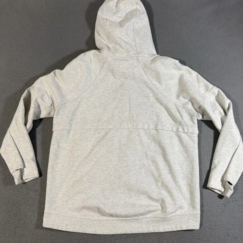 Nike‎ Tech Fleece Hoody Womens Large Grey Heather Full Zip Hoodie Sweatshirt